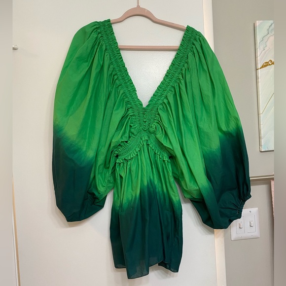 Martha Rey Emma Dress Green Size XS - Picture 2 of 5
